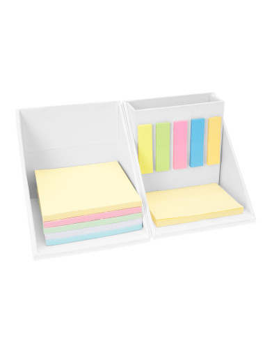SET BLOC-NOTES PROMOTIONNEL FORME CUBE EN CARTON"DIMAS"