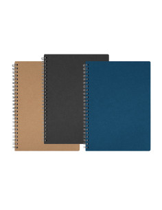 Carnet à spirales A5 recyclé personnalisable "FRENCHIE" | SIP19