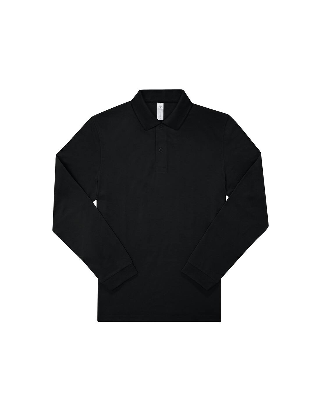 Polo homme manches longues personnalisé en coton 180g "GANNA" | SIP19