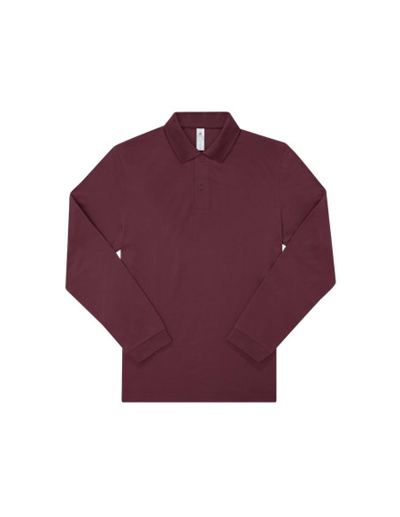 Polo homme manches longues personnalisé en coton 180g "GANNA" | SIP19