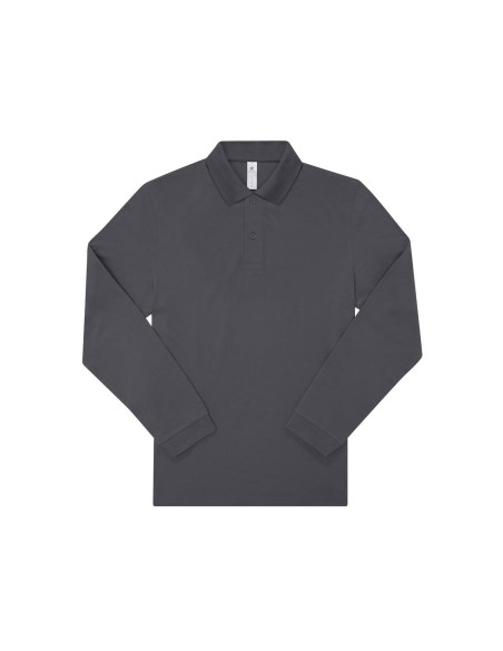 Polo homme manches longues personnalisé en coton 180g "GANNA" | SIP19
