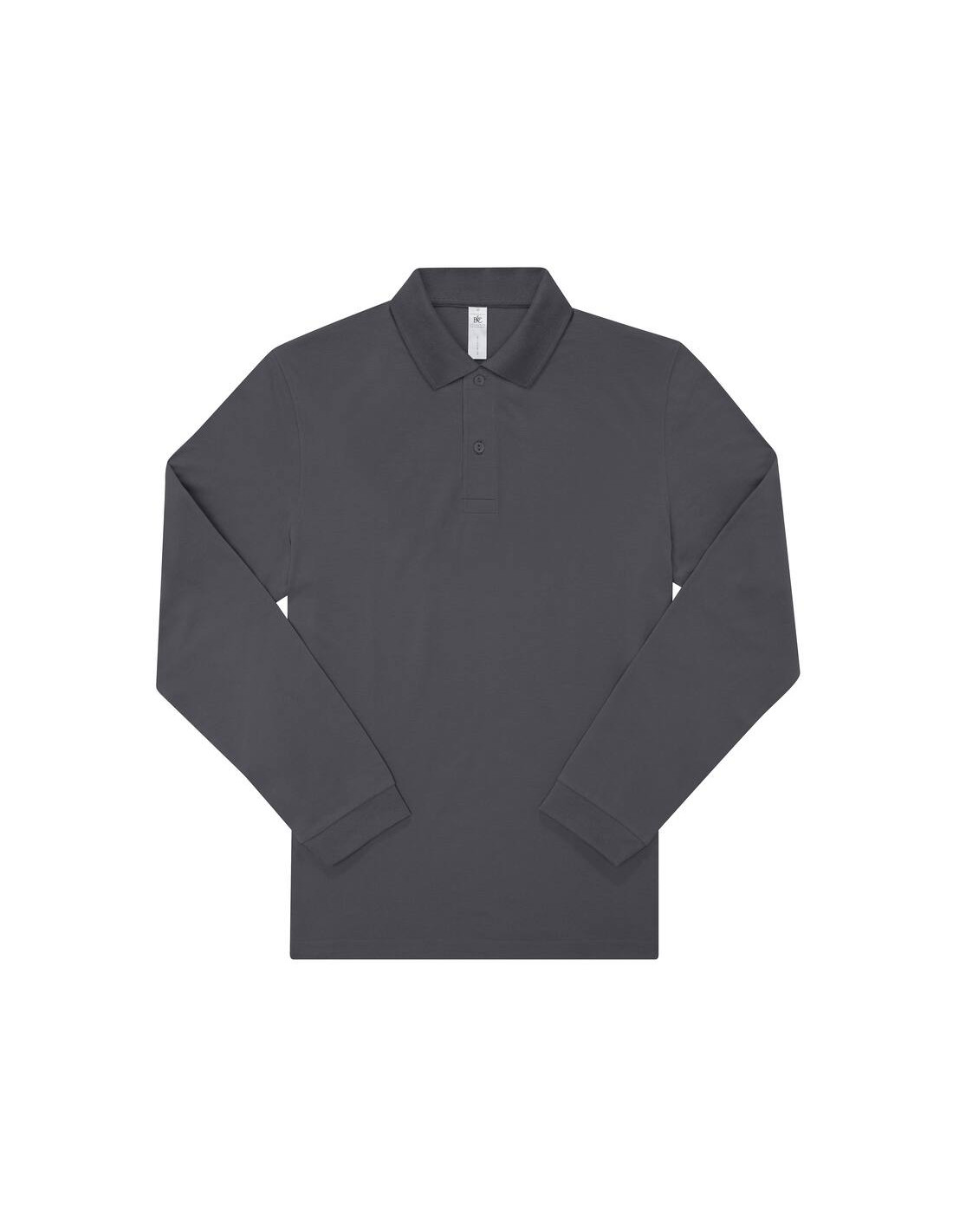 Polo homme manches longues personnalisé en coton 180g "GANNA" | SIP19