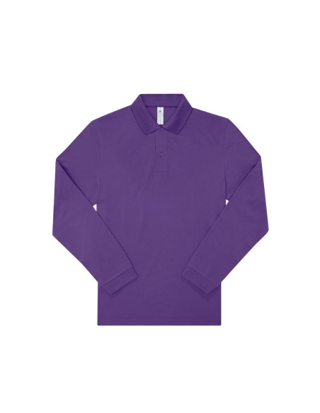 Polo homme manches longues personnalisé en coton 180g "GANNA" | SIP19