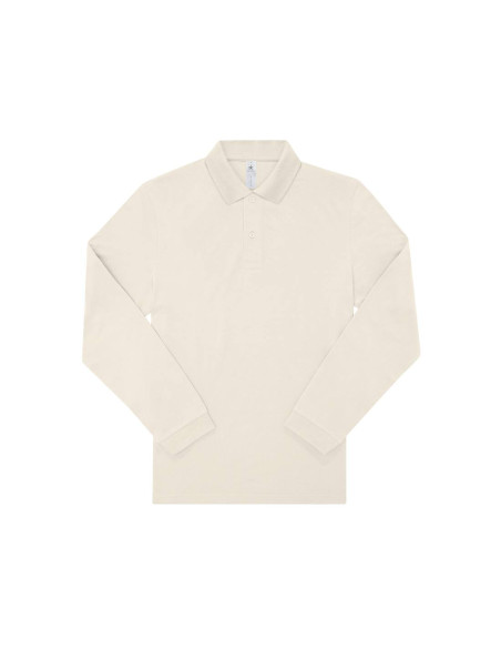 Polo homme manches longues personnalisé en coton 180g "GANNA" | SIP19