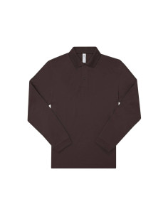 Polo homme manches longues personnalisé en coton 180g "GANNA" | SIP19