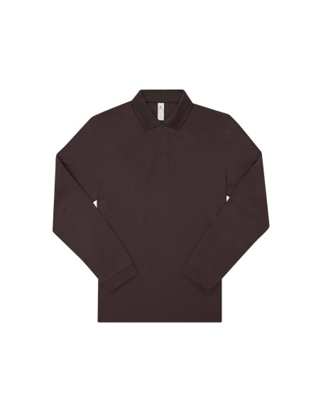 Polo homme manches longues personnalisé en coton 180g "GANNA" | SIP19