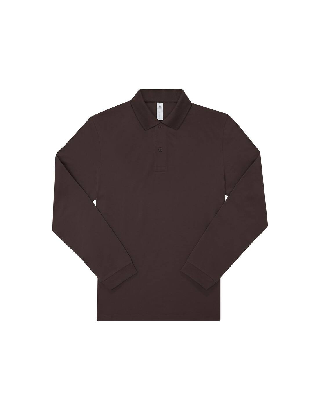 Polo homme manches longues personnalisé en coton 180g "GANNA" | SIP19
