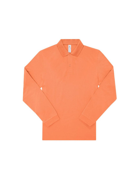 Polo homme manches longues personnalisé en coton 210g "LEZEY" | SIP19