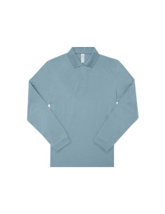 Polo homme manches longues personnalisé en coton 210g "LEZEY" | SIP19