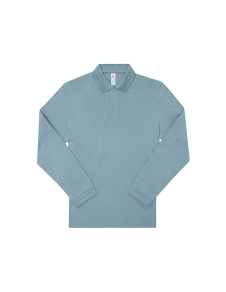 Polo homme manches longues personnalisé en coton 210g "LEZEY" | SIP19