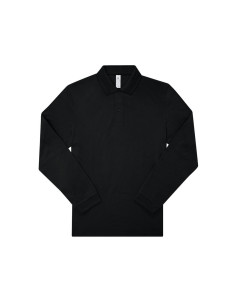 Polo homme manches longues personnalisé en coton 210g "LEZEY" | SIP19