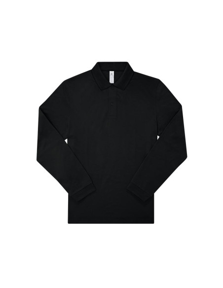Polo homme manches longues personnalisé en coton 210g "LEZEY" | SIP19