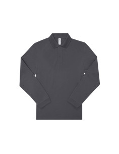 Polo homme manches longues personnalisé en coton 210g "LEZEY" | SIP19