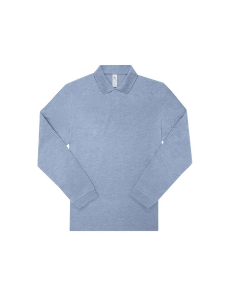 Polo homme manches longues personnalisé en coton 210g "LEZEY" | SIP19