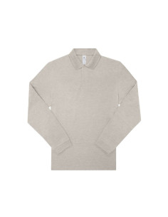 Polo homme manches longues personnalisé en coton 210g "LEZEY" | SIP19