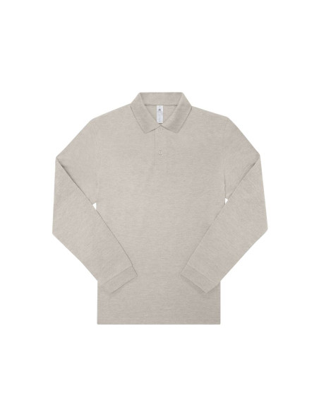 Polo homme manches longues personnalisé en coton 210g "LEZEY" | SIP19