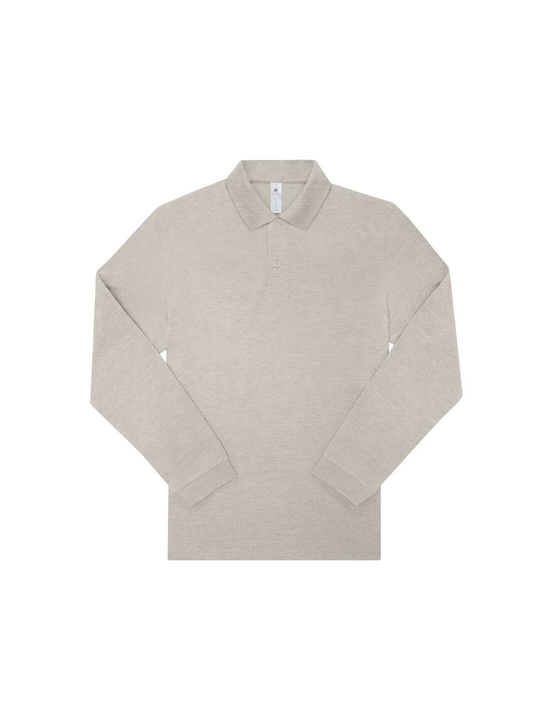 Polo homme manches longues personnalisé en coton 210g "LEZEY" | SIP19
