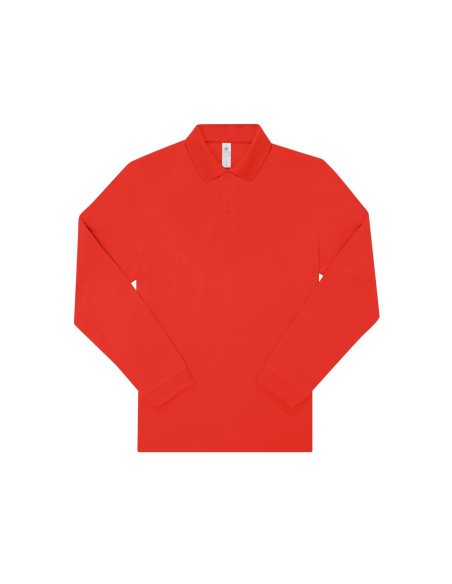 Polo homme manches longues personnalisé en coton 210g "LEZEY" | SIP19