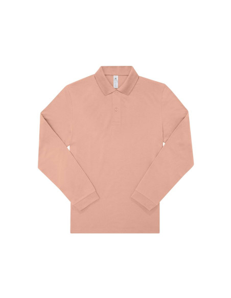 Polo homme manches longues personnalisé en coton 210g "LEZEY" | SIP19
