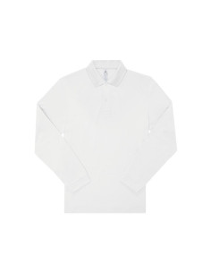 Polo homme manches longues personnalisé en coton 210g "LEZEY" | SIP19