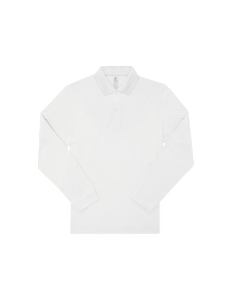Polo homme manches longues personnalisé en coton 210g "LEZEY" | SIP19