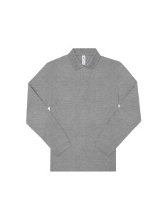 Polo homme manches longues personnalisé en coton 210g "LEZEY" | SIP19