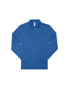 Polo homme manches longues personnalisé en coton 210g "LEZEY" | SIP19