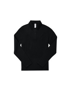 Polo femme manches longues personnalisé en coton 180g "GANNA" | SIP19