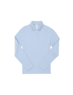 Polo femme manches longues personnalisé en coton 180g "GANNA" | SIP19