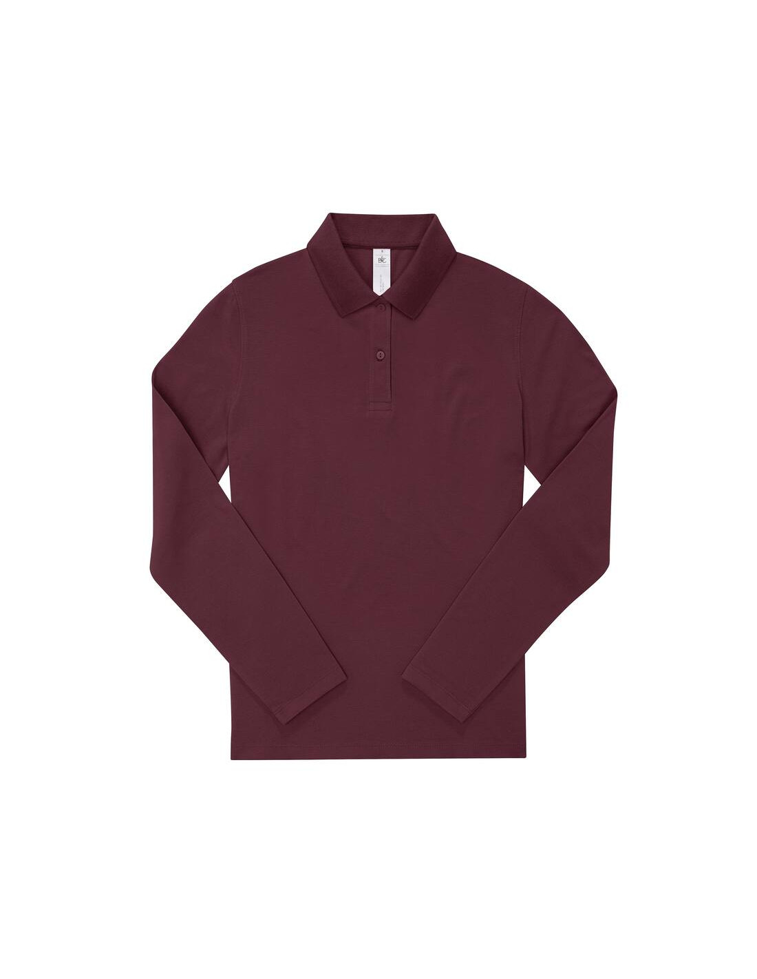 Polo femme manches longues personnalisé en coton 180g "GANNA" | SIP19