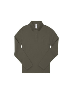 Polo femme manches longues personnalisé en coton 180g "GANNA" | SIP19