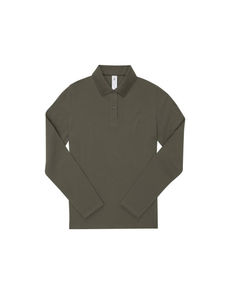 Polo femme manches longues personnalisé en coton 180g "GANNA" | SIP19