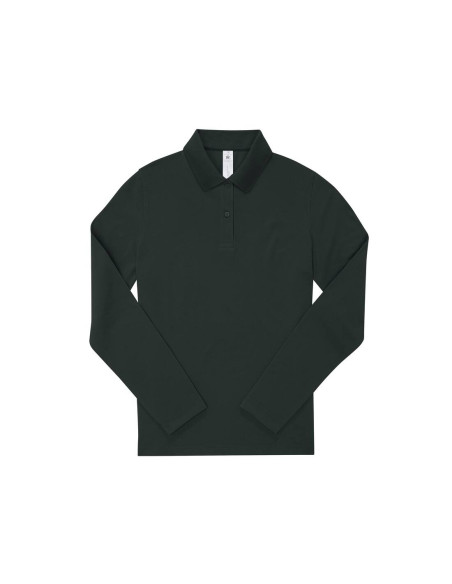 Polo femme manches longues personnalisé en coton 180g "GANNA" | SIP19