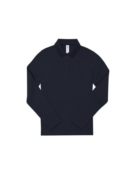 Polo femme manches longues personnalisé en coton 180g "GANNA" | SIP19