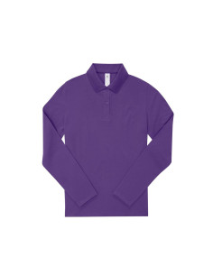 Polo femme manches longues personnalisé en coton 180g "GANNA" | SIP19