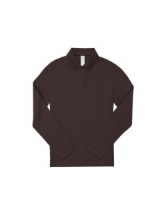 Polo femme manches longues personnalisé en coton 180g "GANNA" | SIP19