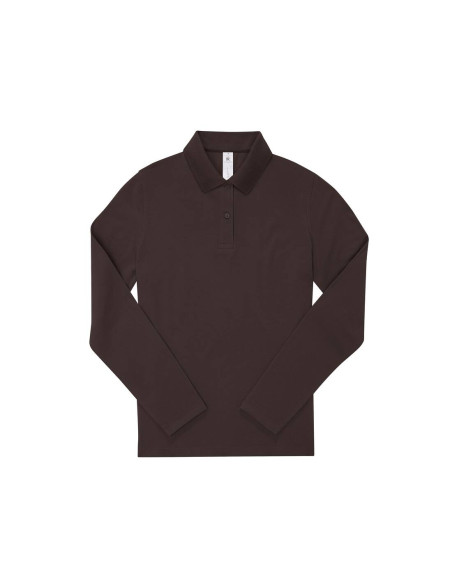 Polo femme manches longues personnalisé en coton 180g "GANNA" | SIP19