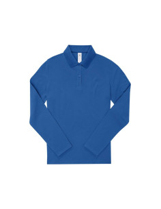 Polo femme manches longues personnalisé en coton 180g "GANNA" | SIP19