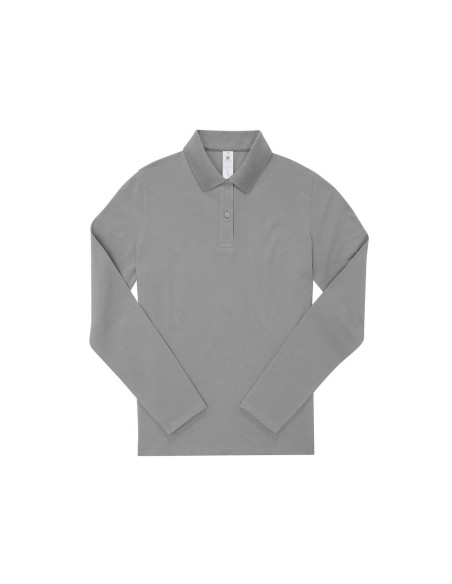 Polo femme manches longues personnalisé en coton 180g "GANNA" | SIP19