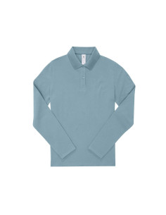 Polo femme manches longues personnalisé en coton 210g "LEZEY" | SIP19