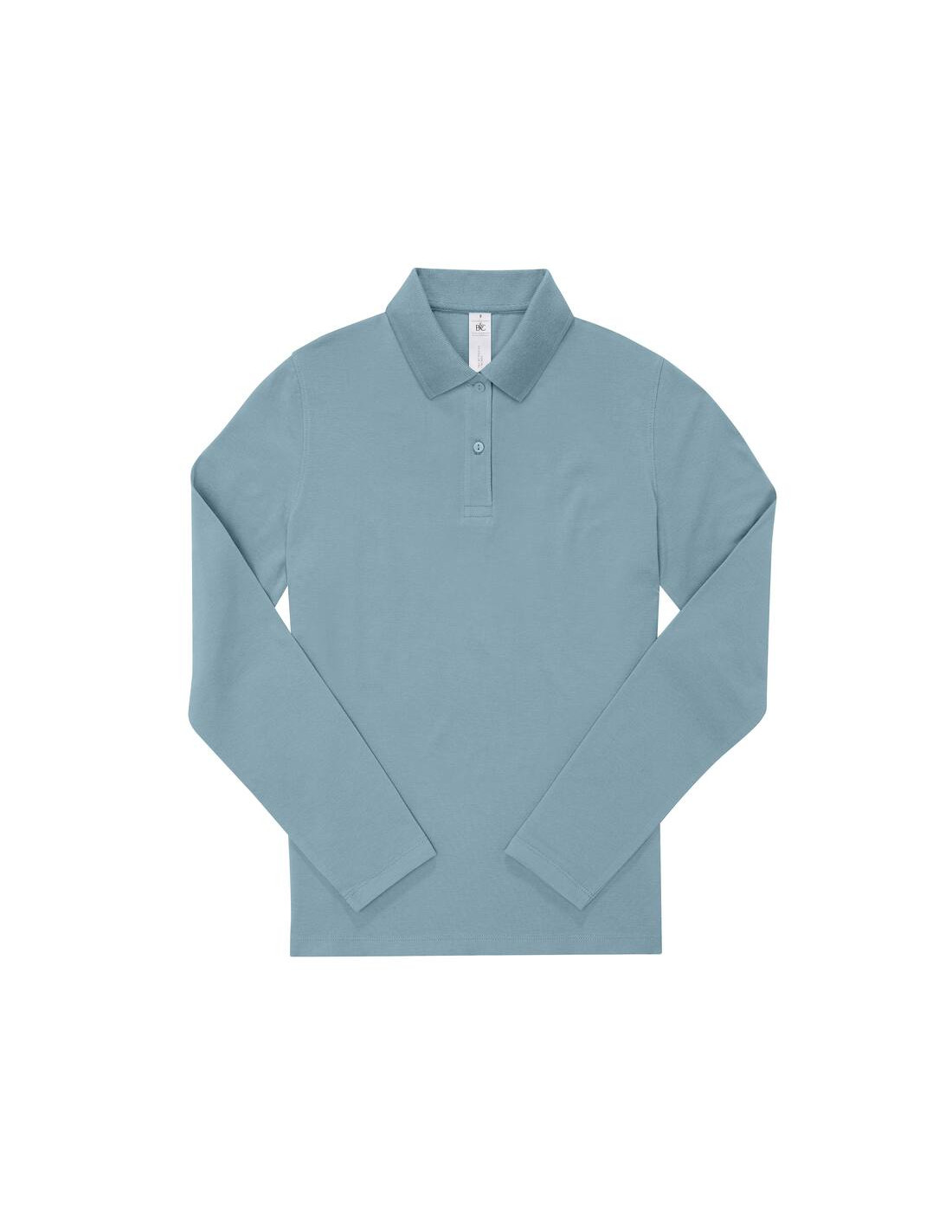Polo femme manches longues personnalisé en coton 210g "LEZEY" | SIP19