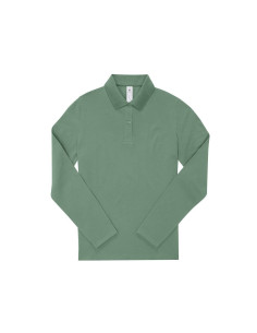 Polo femme manches longues personnalisé en coton 210g "LEZEY" | SIP19