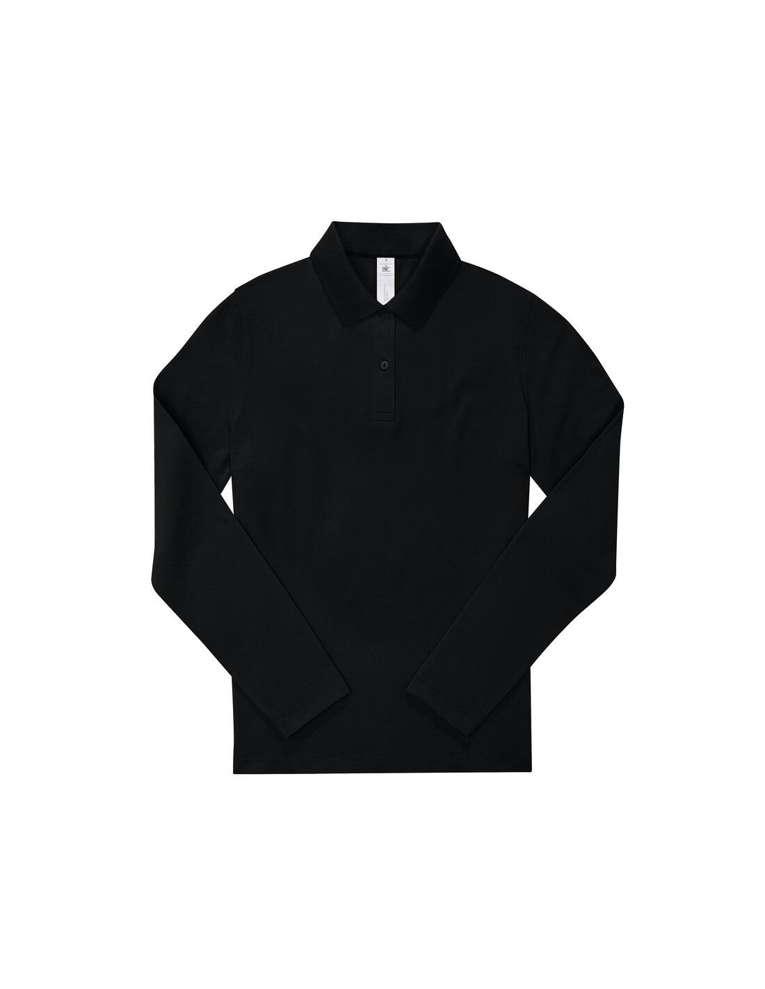 Polo femme manches longues personnalisé en coton 210g "LEZEY" | SIP19