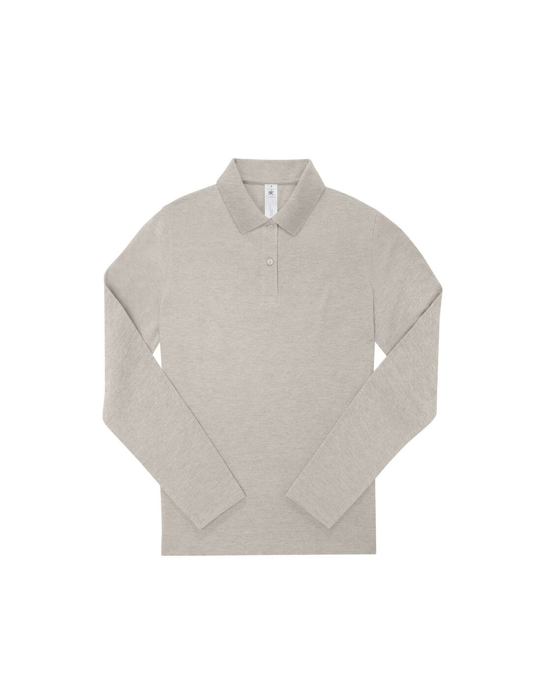 Polo femme manches longues personnalisé en coton 210g "LEZEY" | SIP19