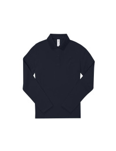 Polo femme manches longues personnalisé en coton 210g "LEZEY" | SIP19