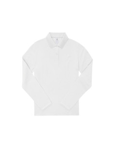 Polo femme manches longues personnalisé en coton 210g "LEZEY" | SIP19