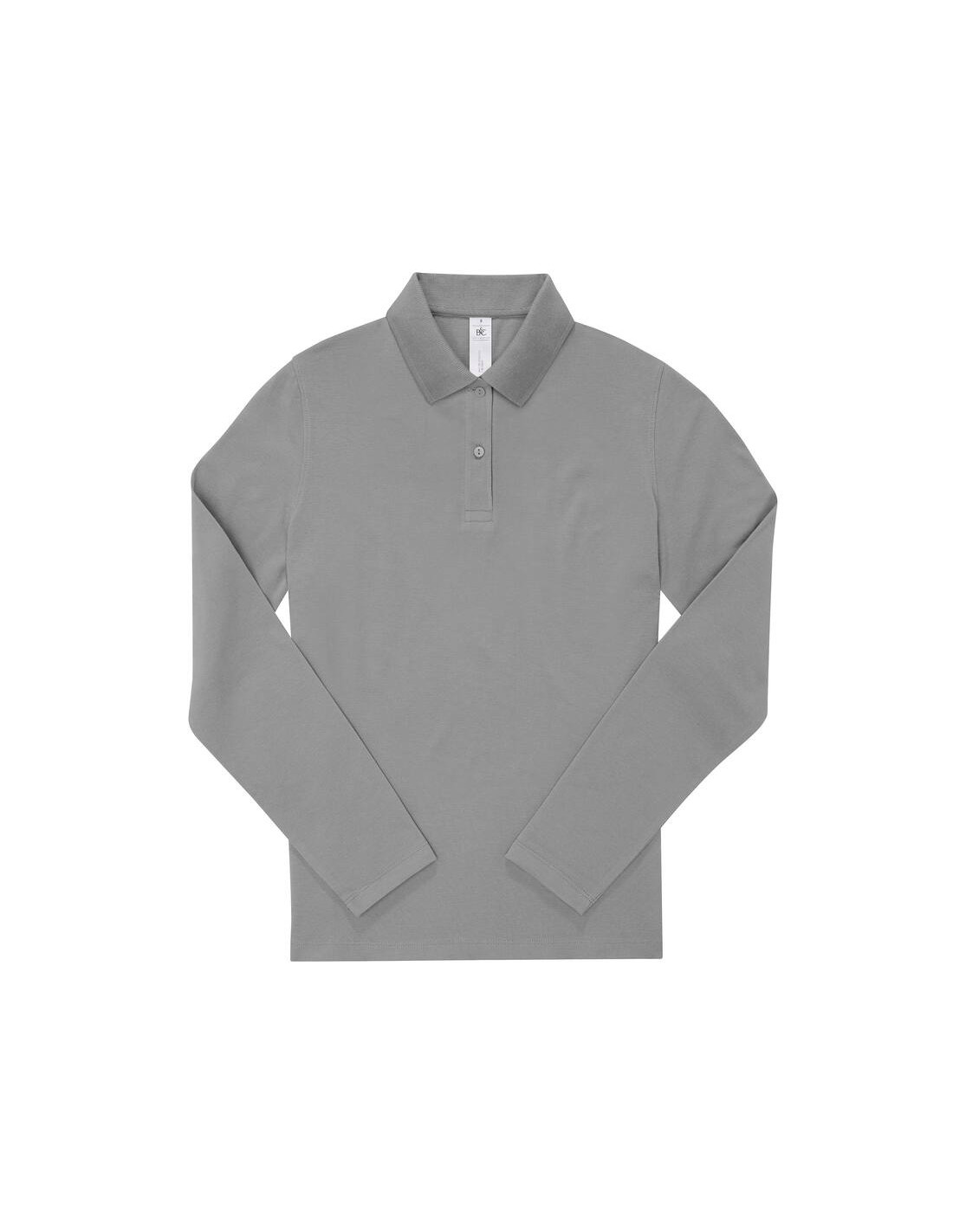Polo femme manches longues personnalisé en coton 210g "LEZEY" | SIP19