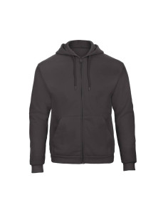 Sweat à capuche zip unisexe personnalisé polycoton 270g "ALIJA"| SIP19