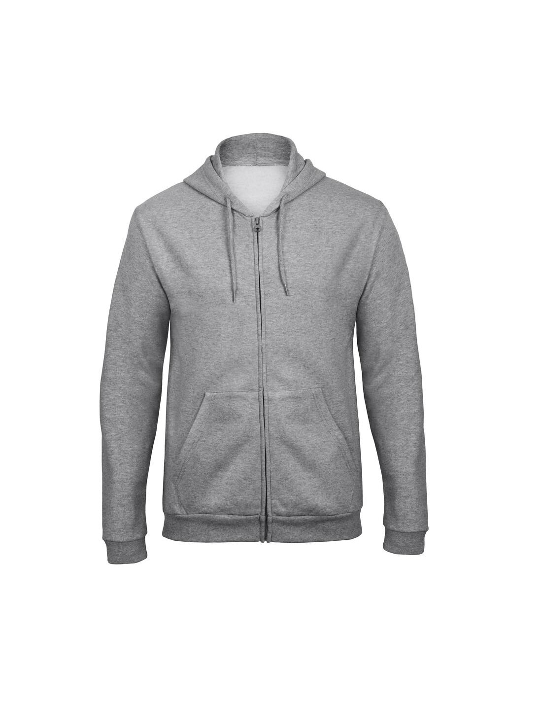 Sweat à capuche zip unisexe personnalisé polycoton 270g "ALIJA"| SIP19
