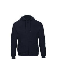 Sweat à capuche zip unisexe personnalisé polycoton 270g "ALIJA"| SIP19